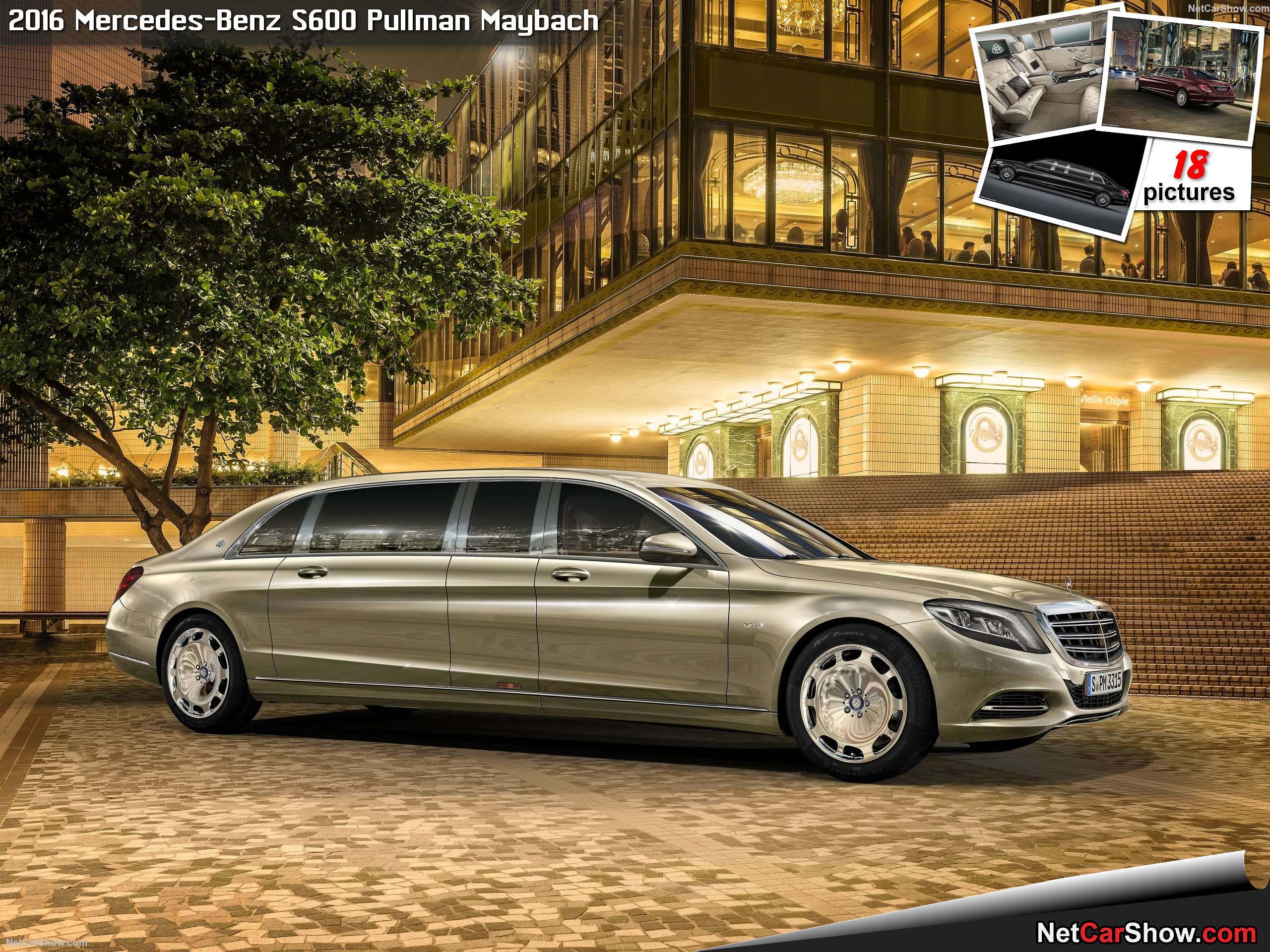 The Mercedes-Benz Maybach S600 Pullman 2016
