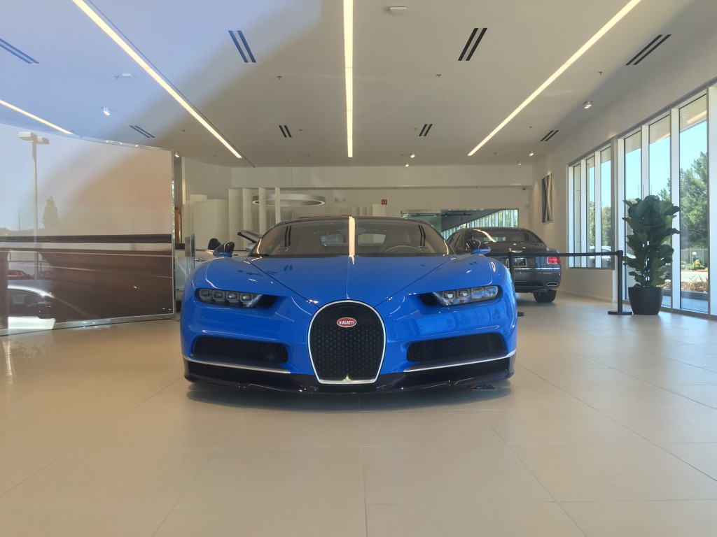 Bugatti Chiron front end