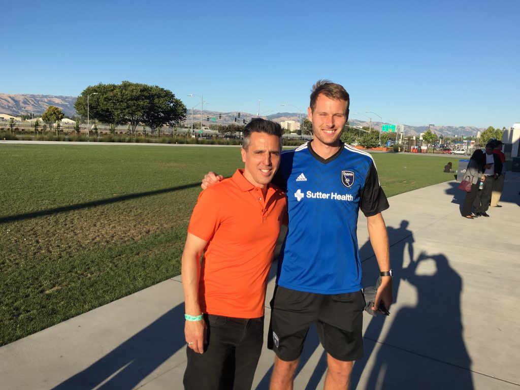 Adam Jahn of the San Jose Earthquakes