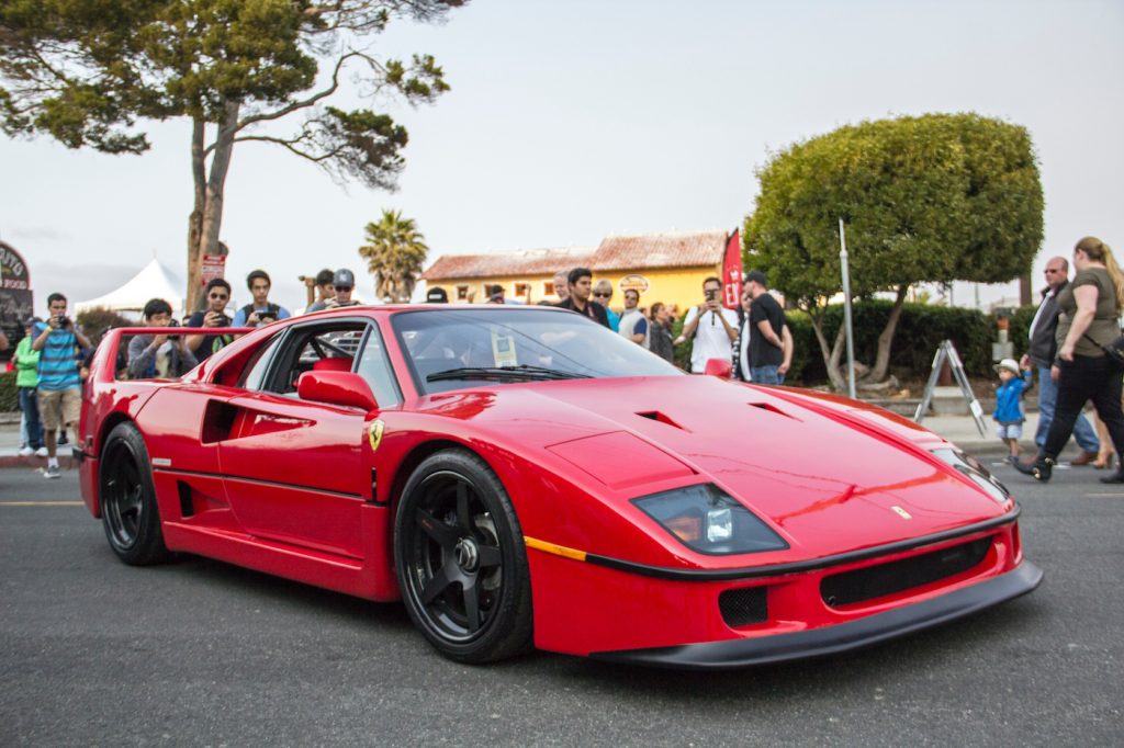 Ferrari F40 on HRE wheels